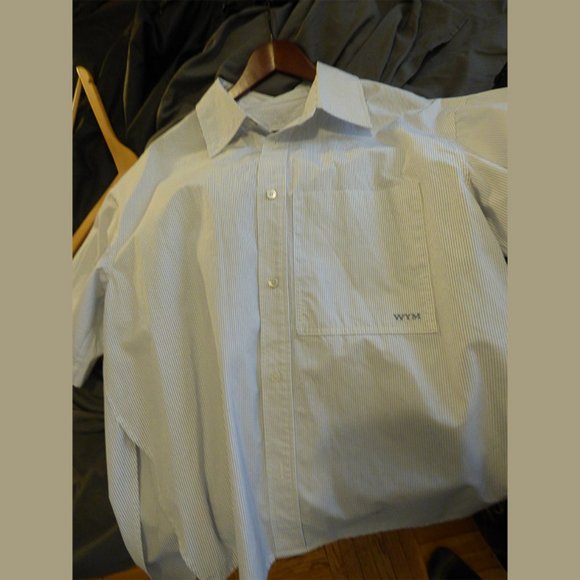 WOOYOUNGMI - Two-length lateral slit white shirt - Sz 52 - Picture 4 of 12